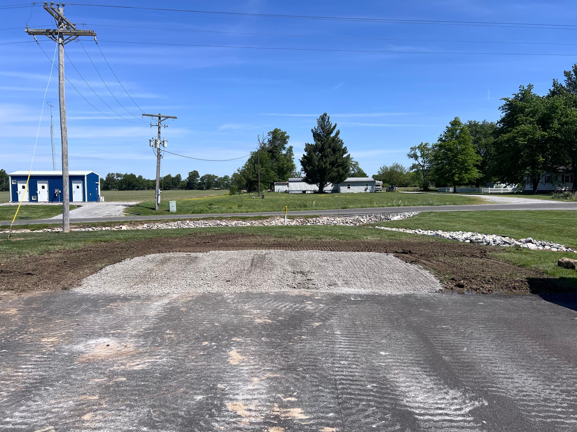 Gallery photos for Storage Shed Pad Built Right From the Ground Up in Fairfield IL: Image #1