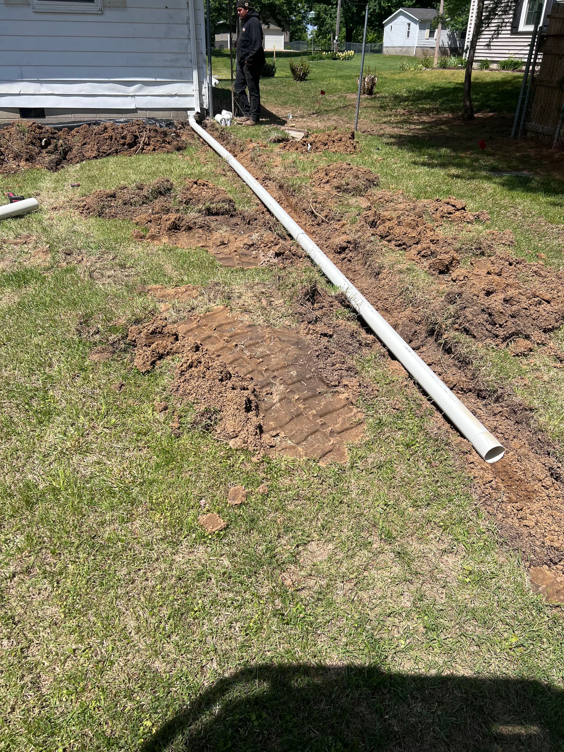 Gallery photos for Foundation Drainage and French Drain Install in Edwards County: Image #2