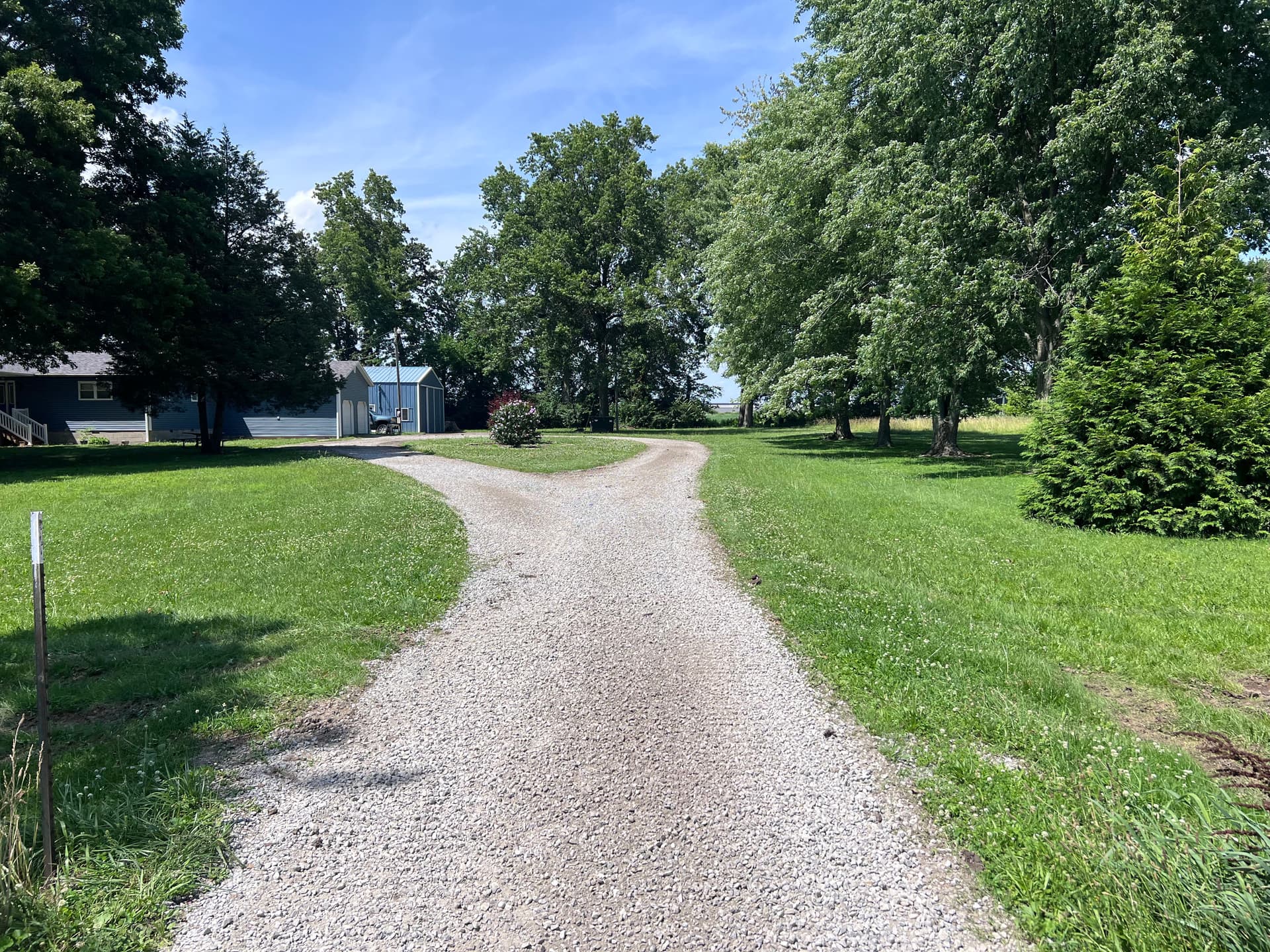 Gallery photos for Gravel Driveway Refinish After Land Clearing in Clay County IL: Image #3