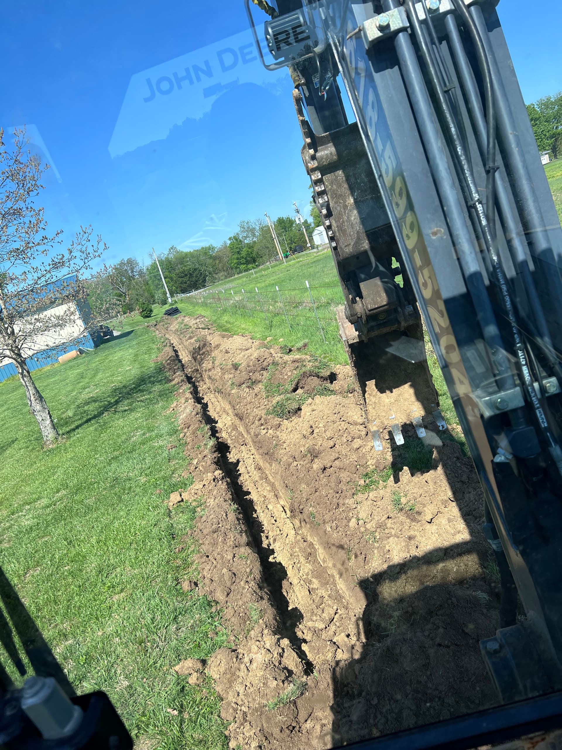 Gallery photos for Catch Basin Drainage Fix Routes Standing Water to Pond in Jefferson County IL: Image #2