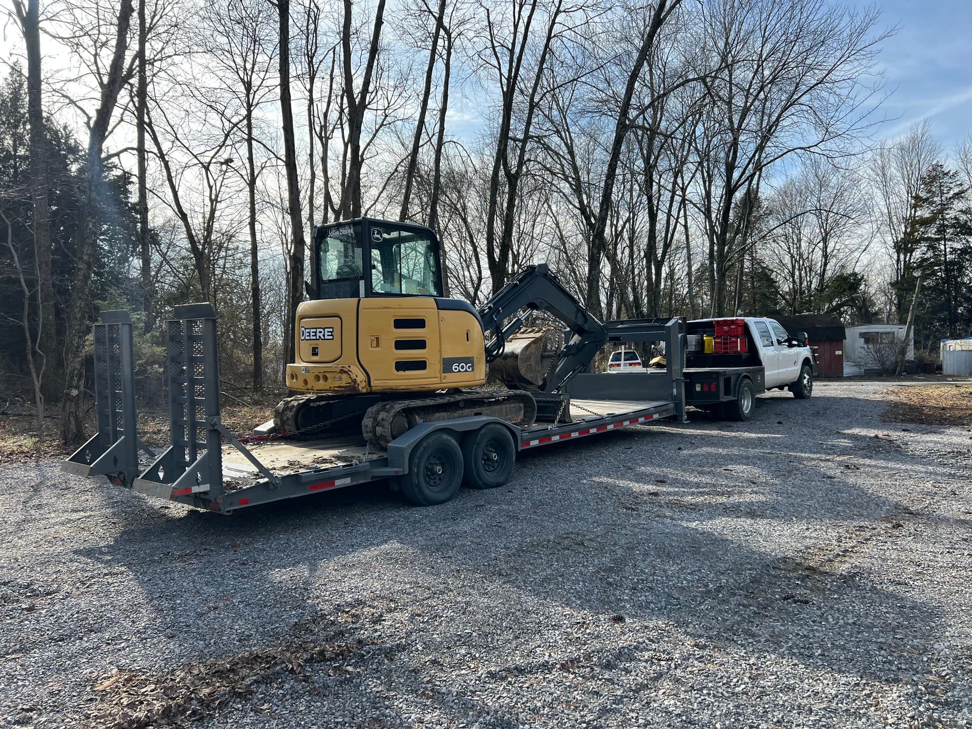 Efficient Concrete Block Setting and Waterline Excavation in Wayne County