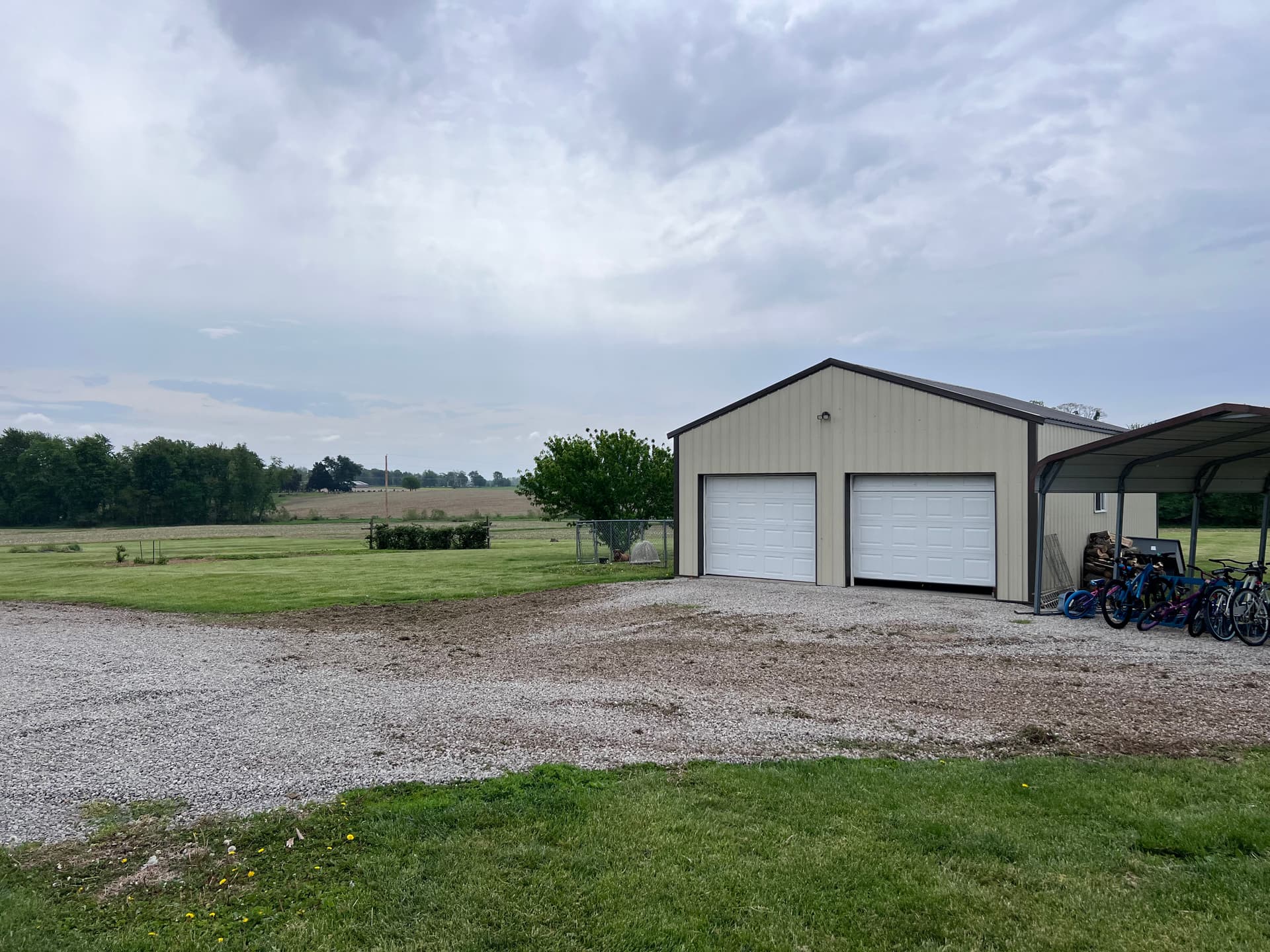Gallery photos for Gravel Driveway Refresh and Pool Pad Prep in Southern Illinois: Image #1