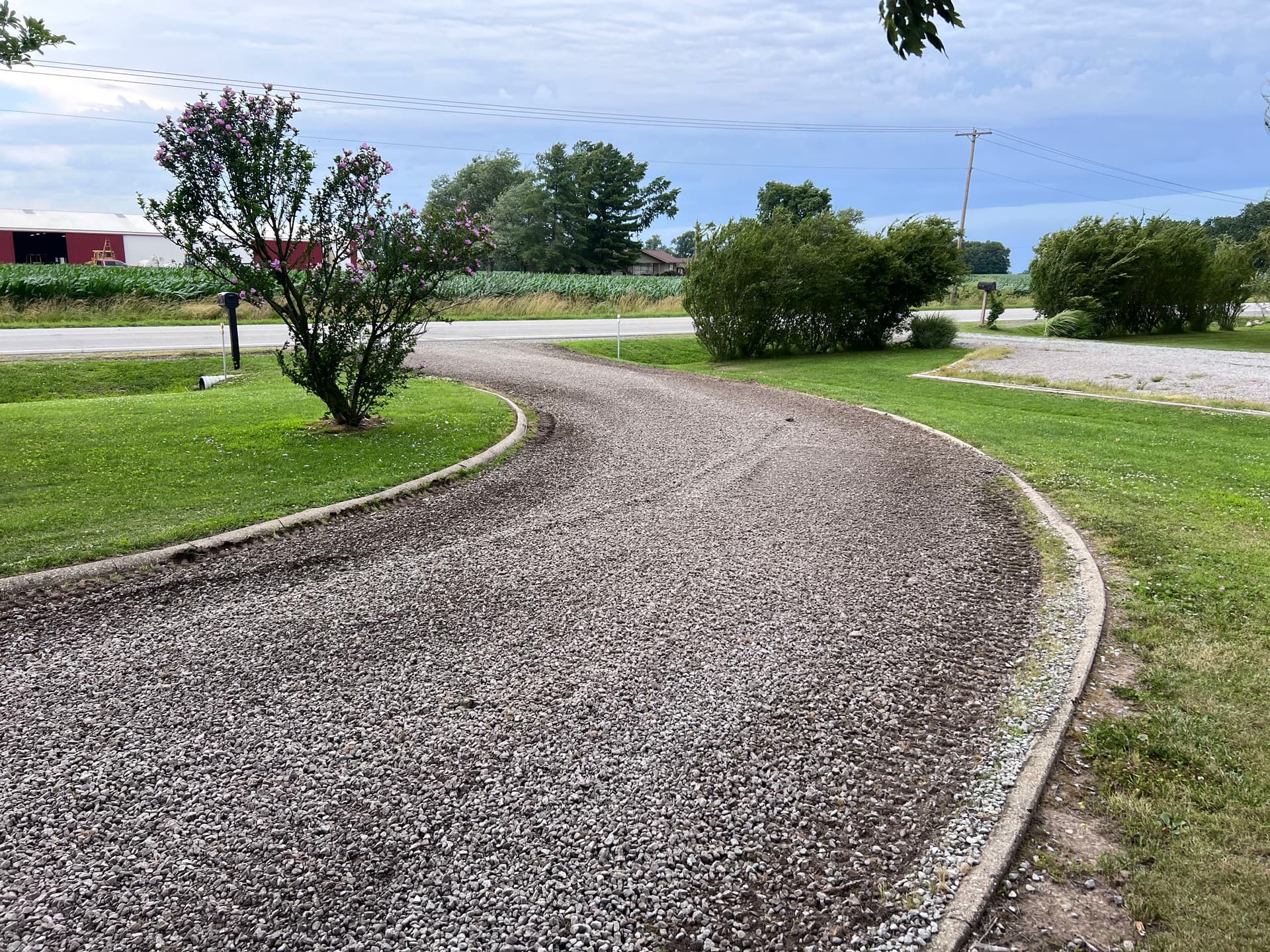 Gallery photos for Stump Removal, Pool Pad, Grading and Driveway Work in Wayne County: Image #5