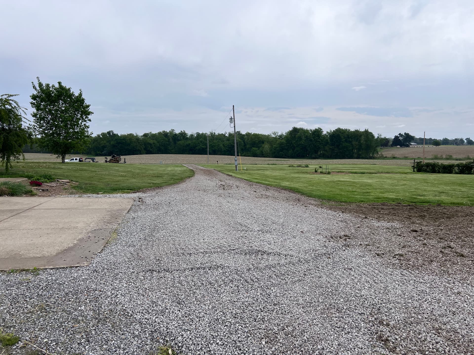 Gallery photos for Gravel Driveway Refresh and Pool Pad Prep in Southern Illinois: Image #3