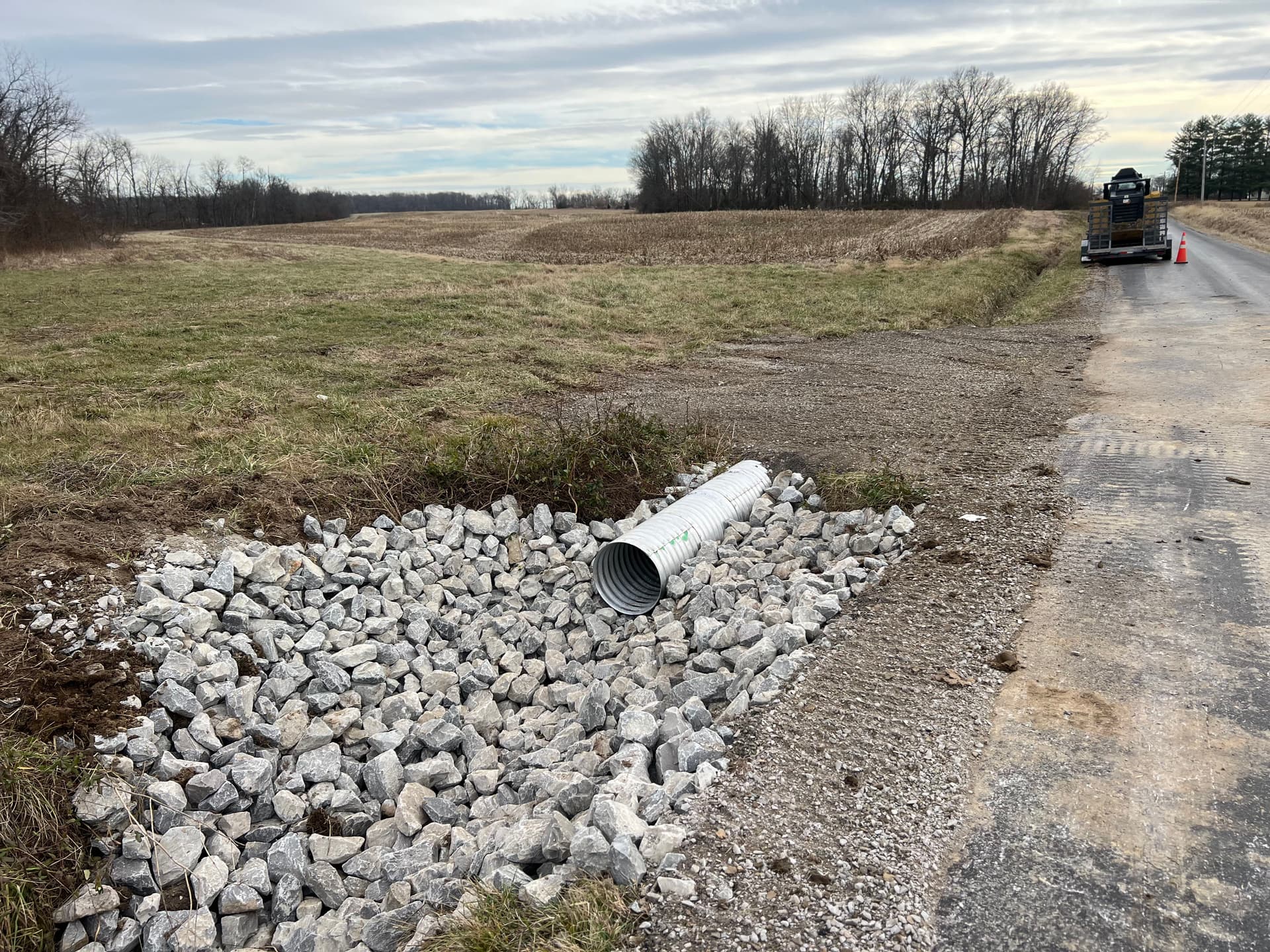 Effective Drainage Solutions in Big Mound Township