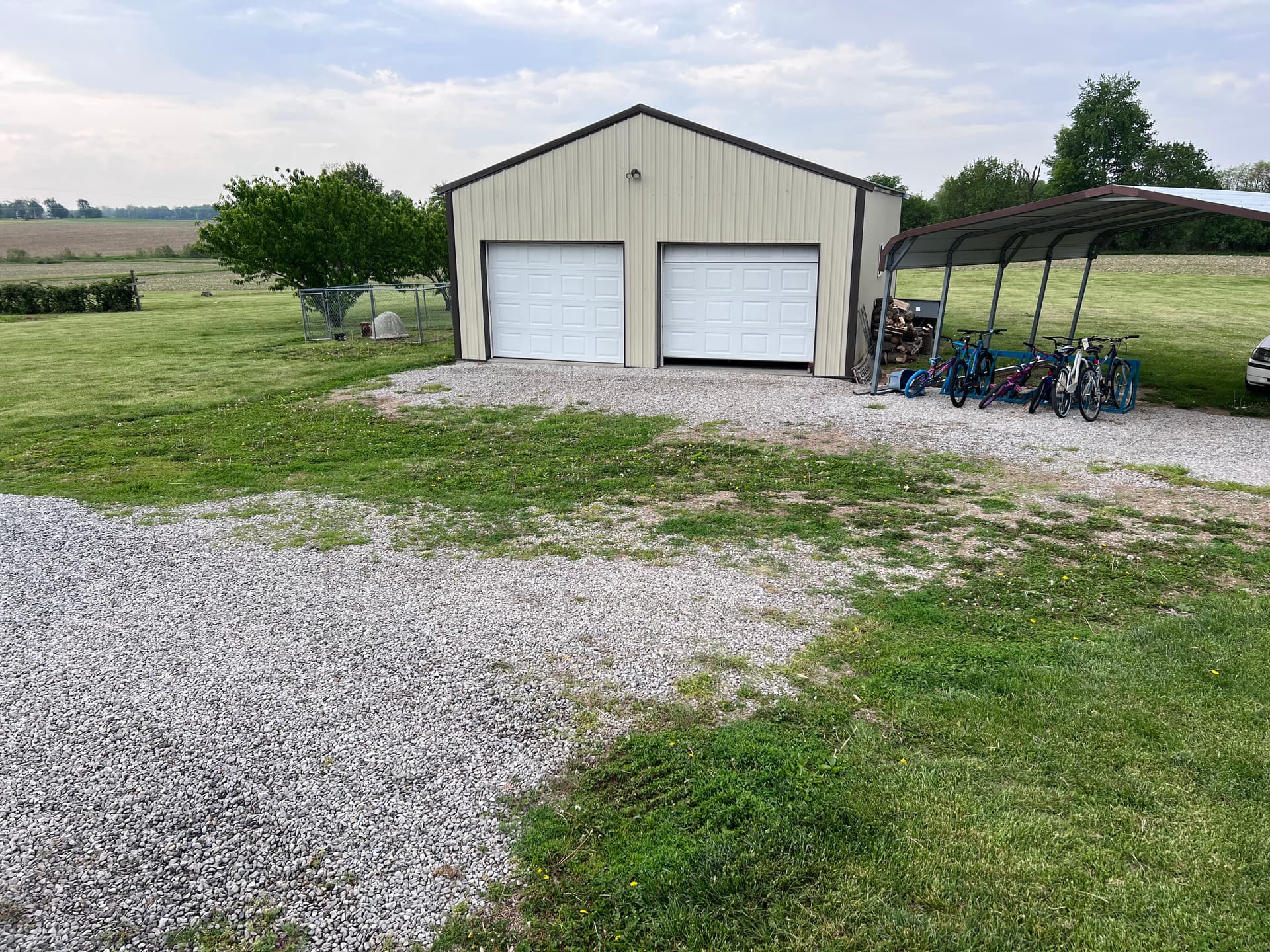 Gravel Driveway Refresh and Pool Pad Prep in Southern Illinois image