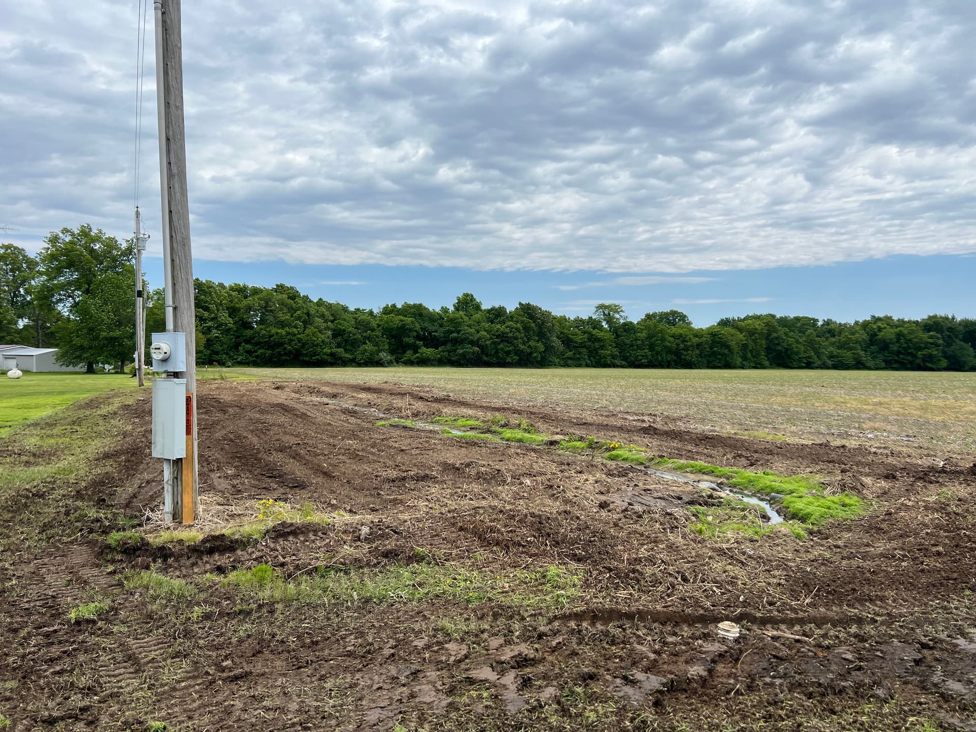 Gallery photos for Drainage Ditch and Fine Grading Fix a Soggy Yard: Image #1
