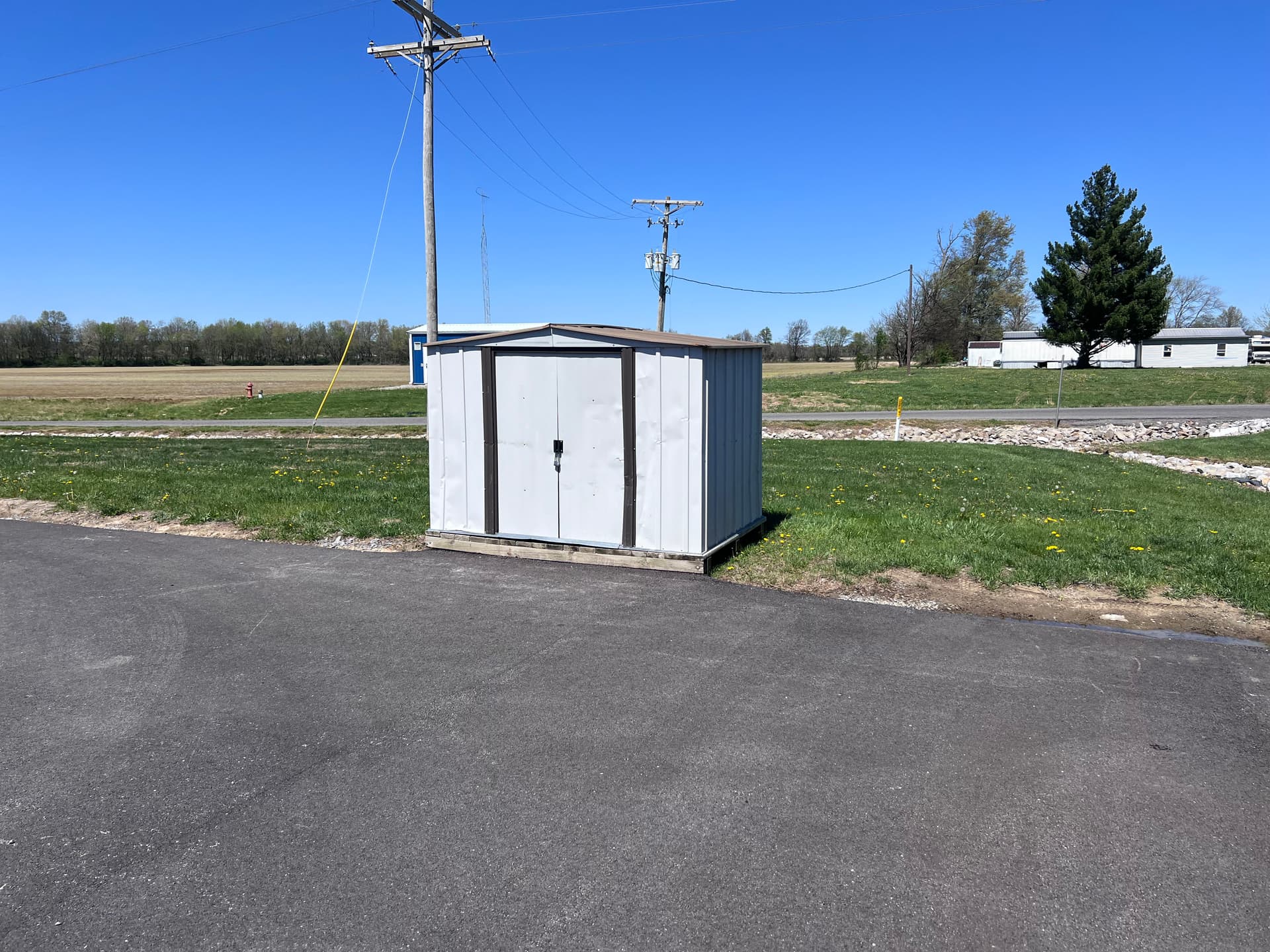Storage Shed Pad Built Right From the Ground Up in Fairfield IL image