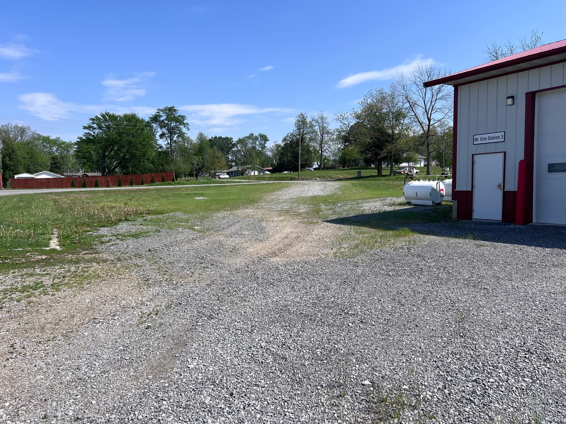 Power Raking Brings Mt. Erie Fire Department Lot Back to Life image