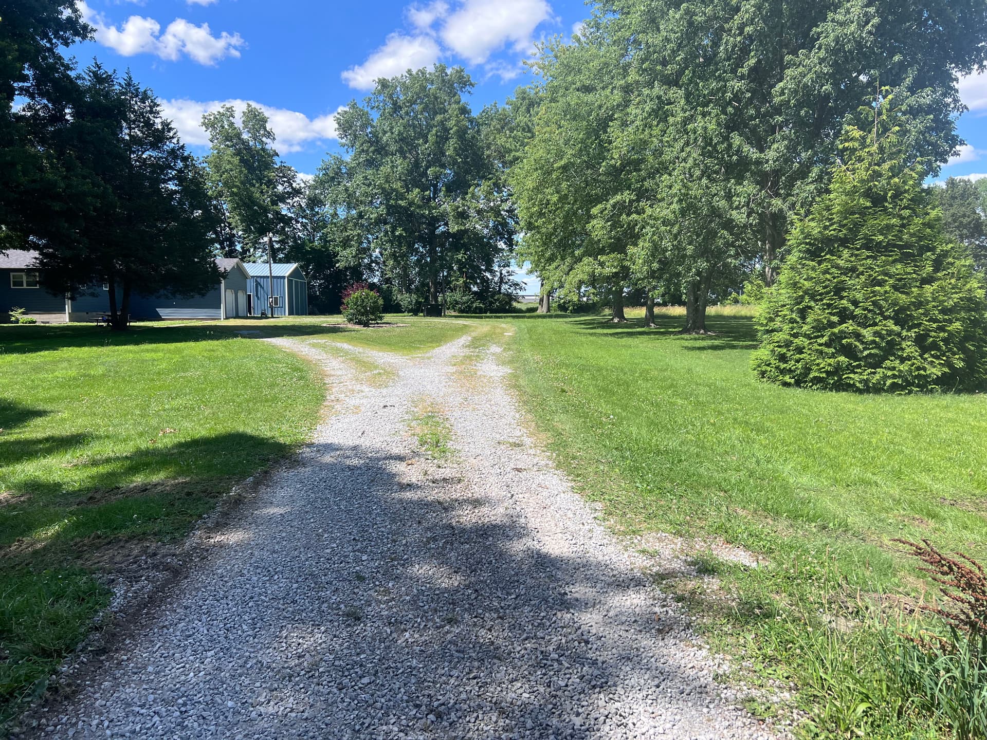 Gallery photos for Gravel Driveway Refinish After Land Clearing in Clay County IL: Image #2