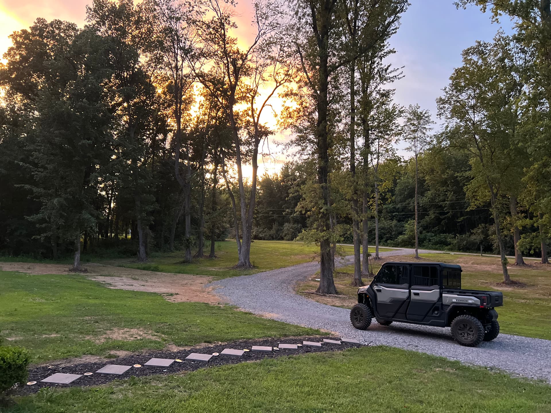 We Built Our Own Circle Drive and Graded the Yard in Wayne County