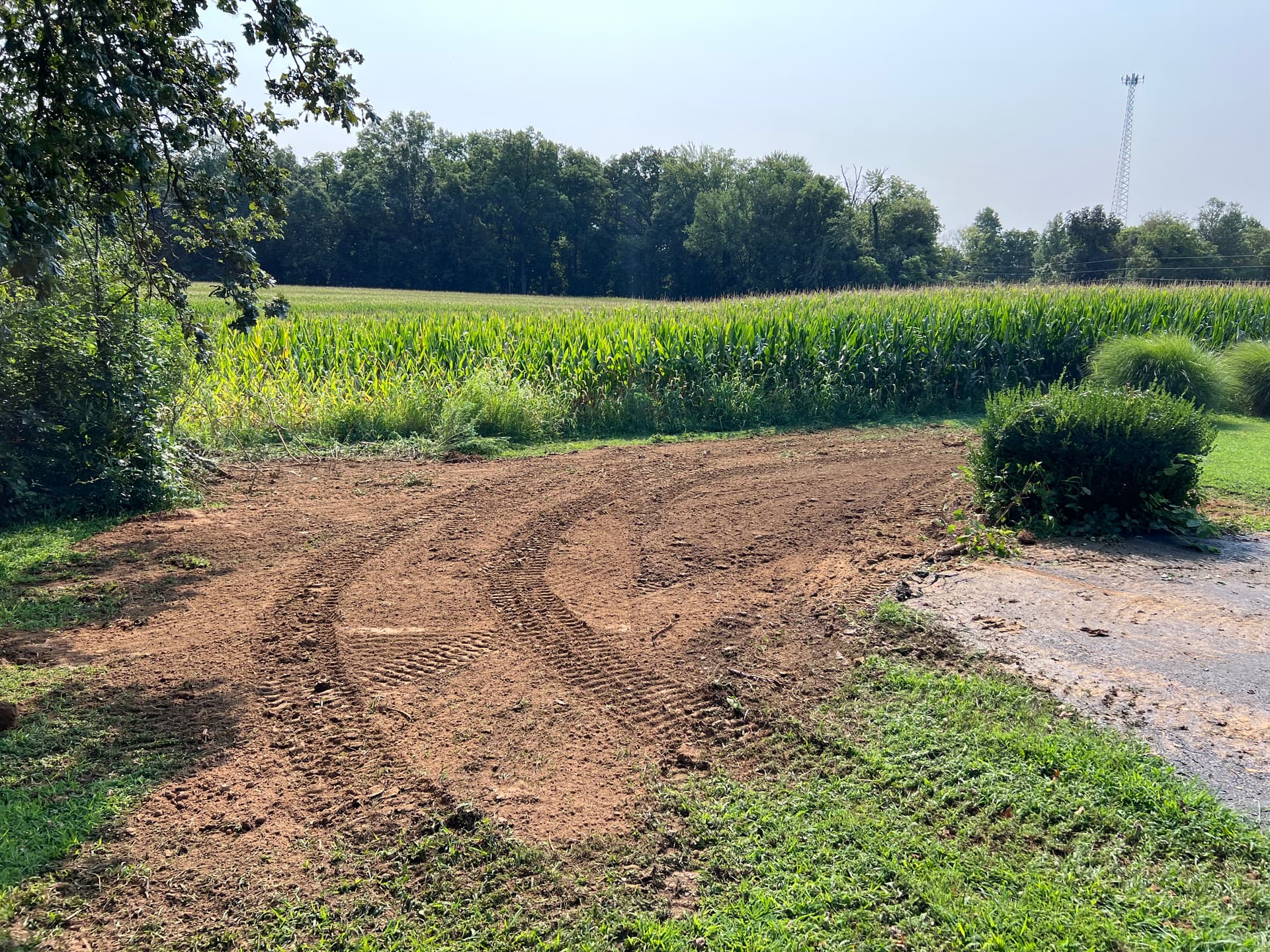 Gallery photos for Stump Removal and Site Grading on Two Properties in Wayne County IL: Image #2