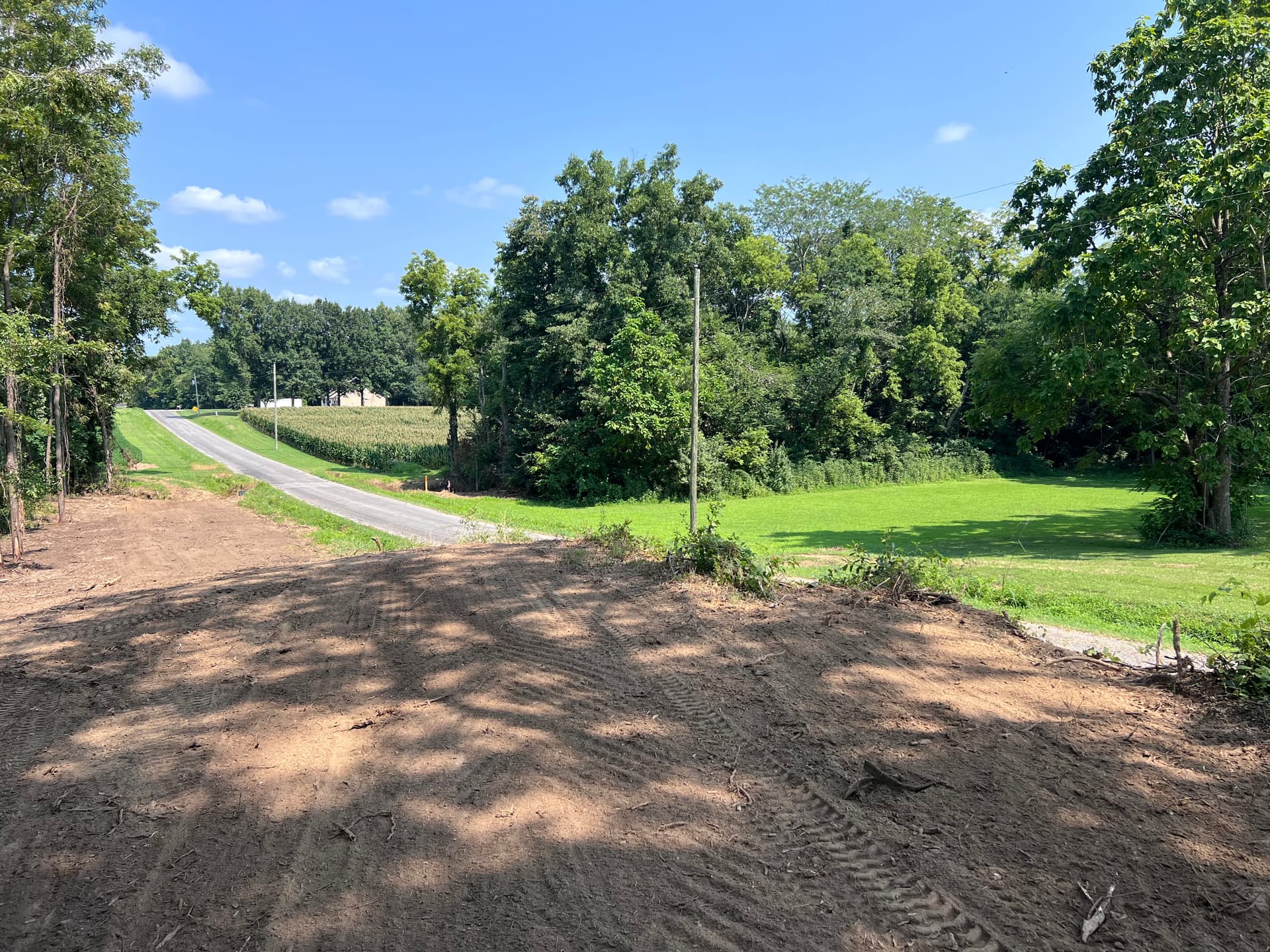 Gallery photos for Stump Removal and Site Grading on Two Properties in Wayne County IL: Image #4