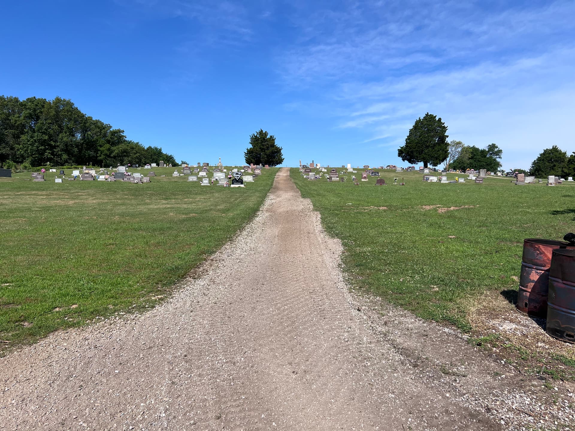 Gallery photos for Cemetery Drive Reconditioning at Pleasant Grove in Wayne County IL: Image #3