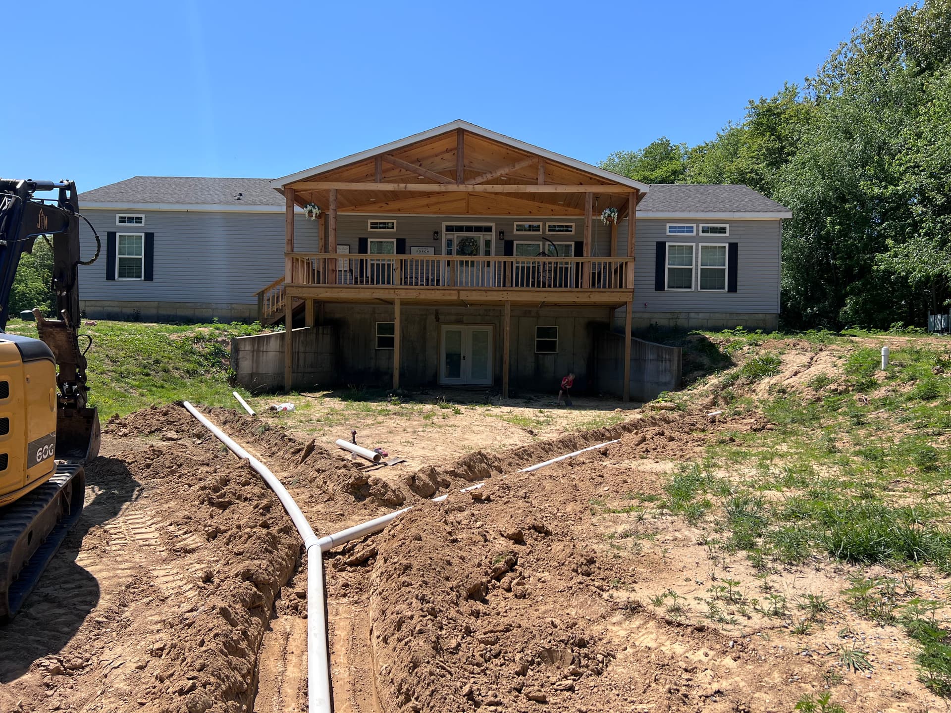 Gallery photos for Full Property Overhaul with Drainage and Regrading in Southern Illinois: Image #2