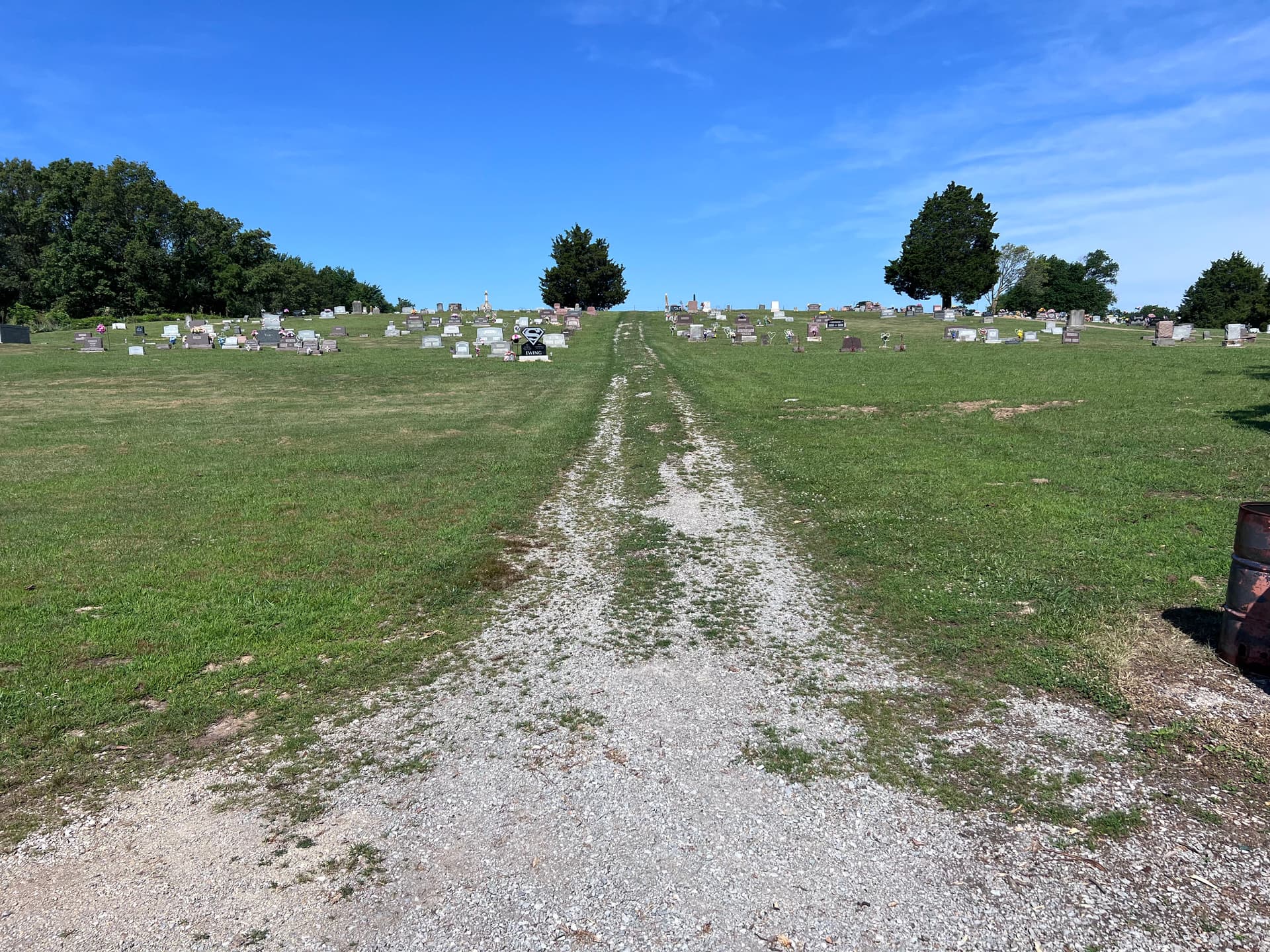 Gallery photos for Cemetery Drive Reconditioning at Pleasant Grove in Wayne County IL: Image #2