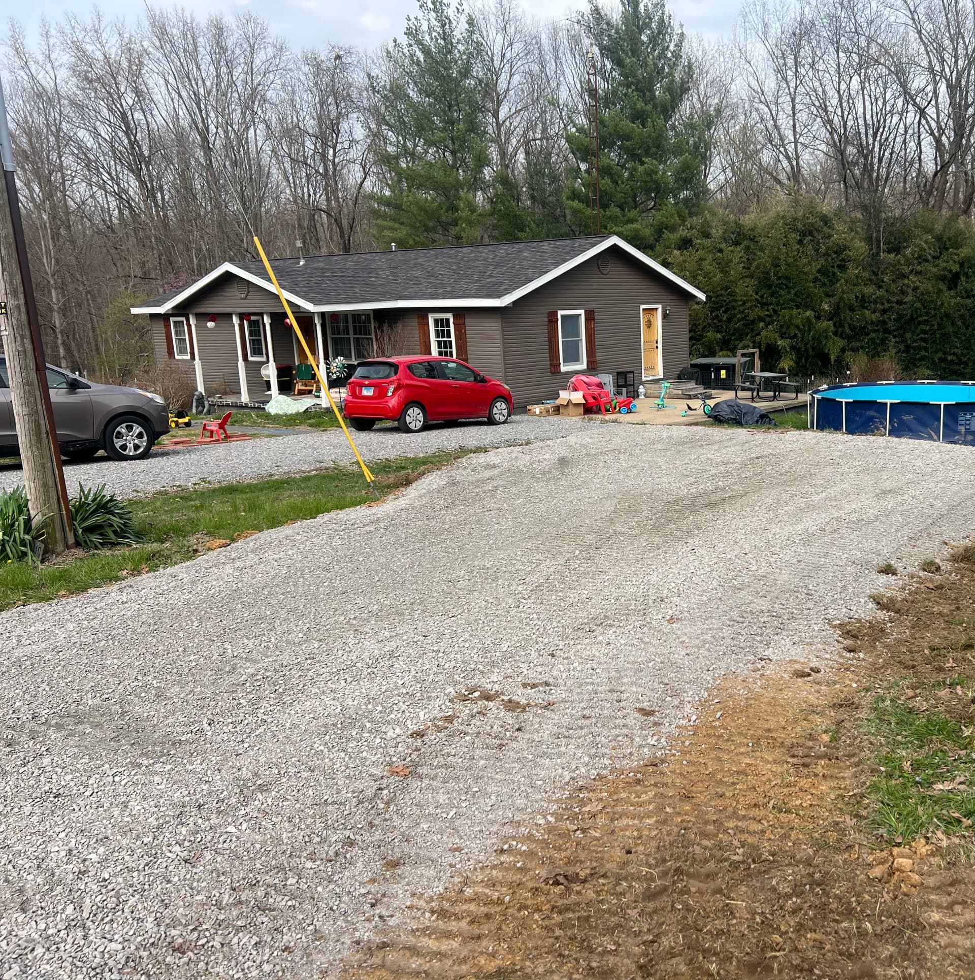 Gallery photos for Driveway and Leveling Work in White County Illinois: Image #1